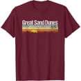 thumbnail image 1 of Great Sand Dunes National Park Camping Hiking Unisex T-Shirt for Men Women Kids Toddler,Maroon Color,Size 4XL, 1 of 5