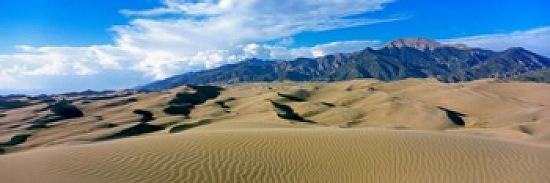 Great Sand Dunes National Park Colorado Canvas Art - Panoramic Images (36 x 12)