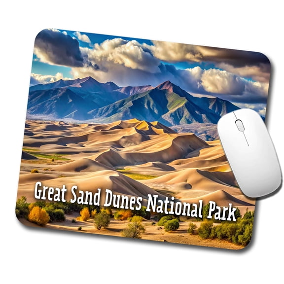 Great Sand Dunes National Park Colorado Mouse Pad Low Profile Gaming Mat