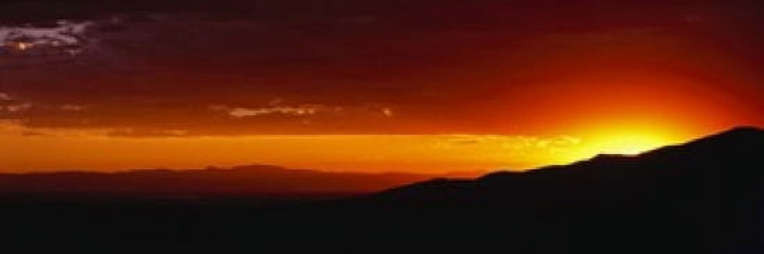 Great Sand Dunes National Park and Preserve at sunset Colorado USA Canvas Art - Panoramic Images (18 x 6)
