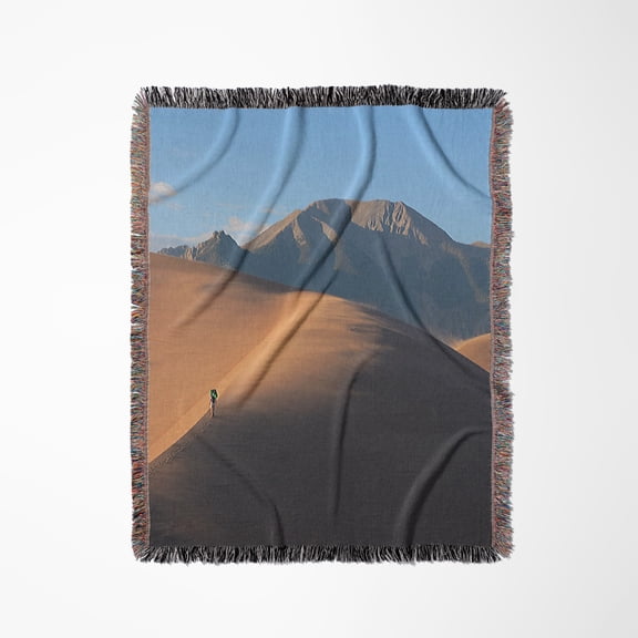 Great Sand Dunes No 1, Woven Blanket