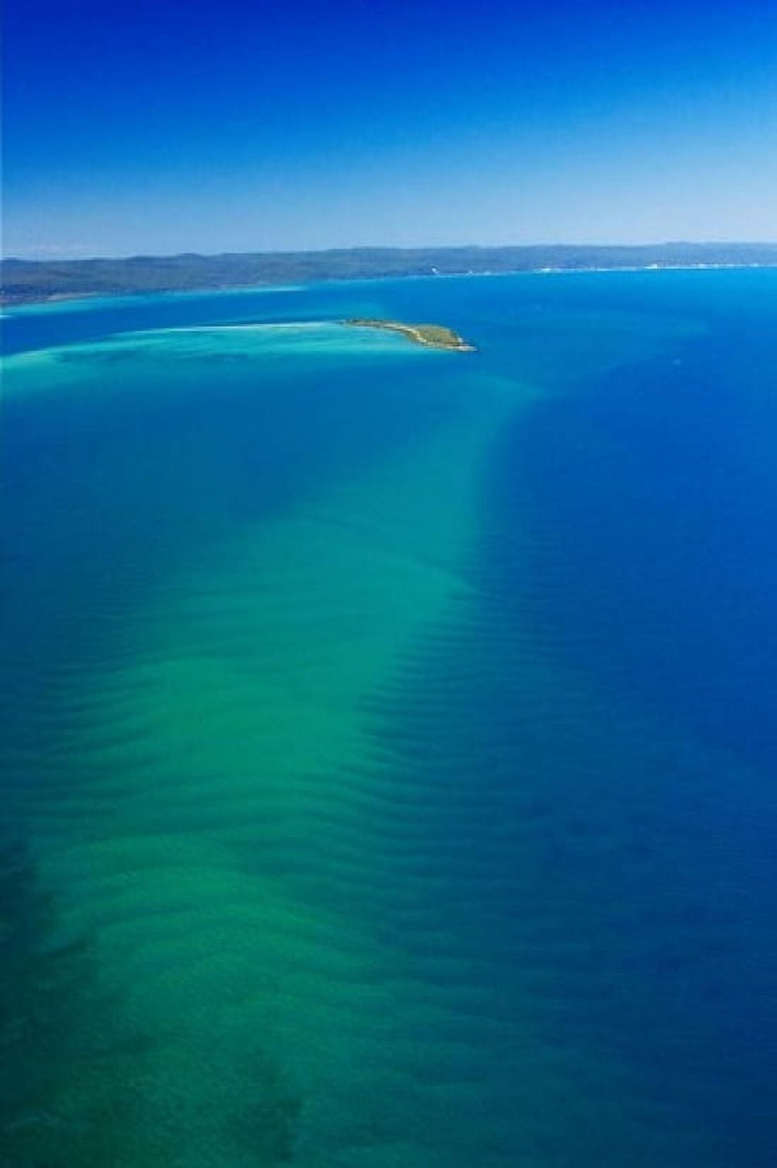 Great Sandy Straits Little Woody Island and Fraser Island Queensland Australia Canvas Art - David Wall DanitaDelimont (17 x 26)