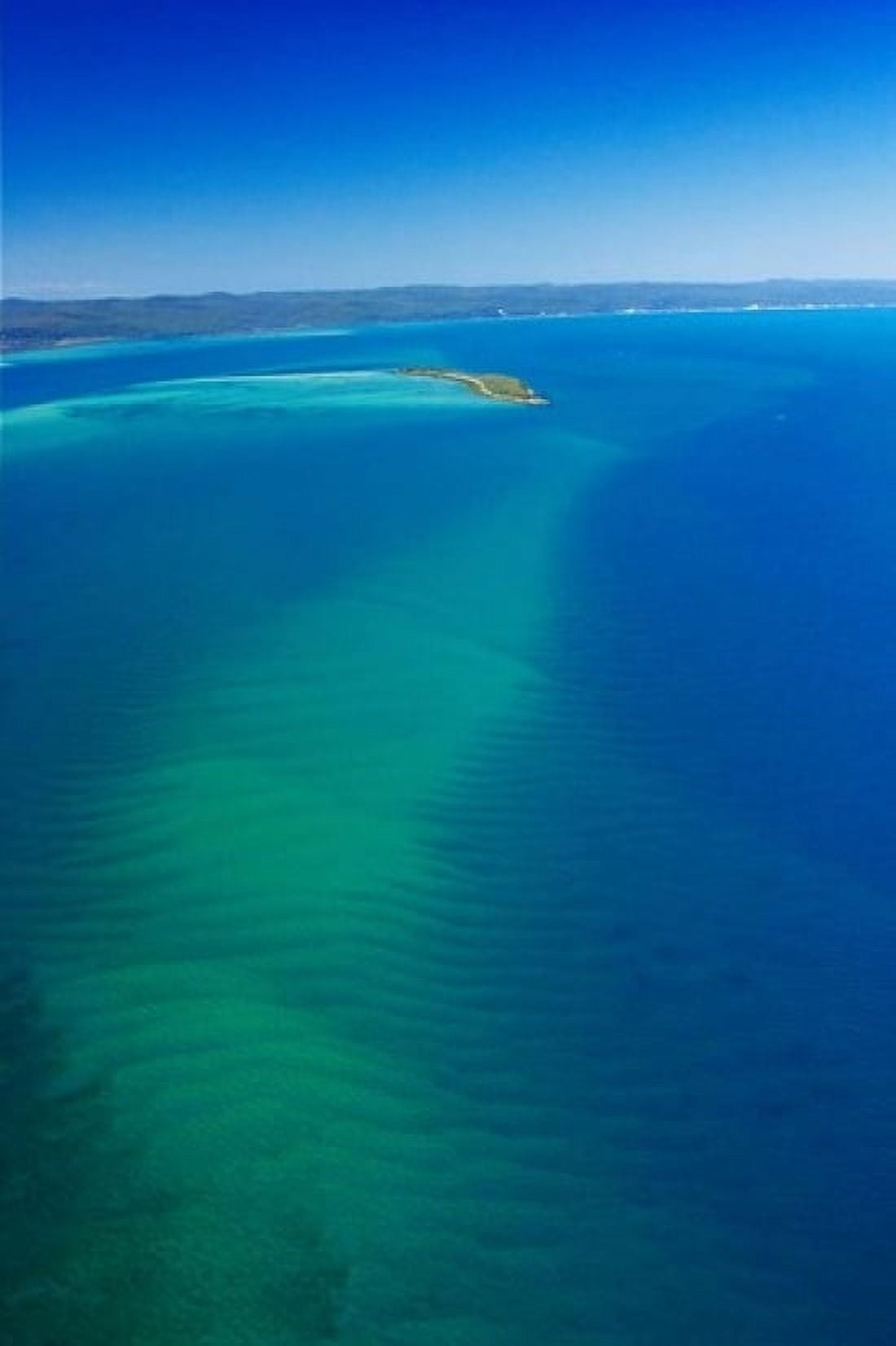 Great Sandy Straits Little Woody Island and Fraser Island Queensland Australia Canvas Art - David Wall DanitaDelimont (24 x 36)