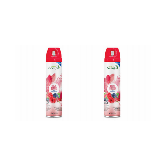Great Scents Bright Berries Aerosol Air Freshener 9 oz (2 bottles)