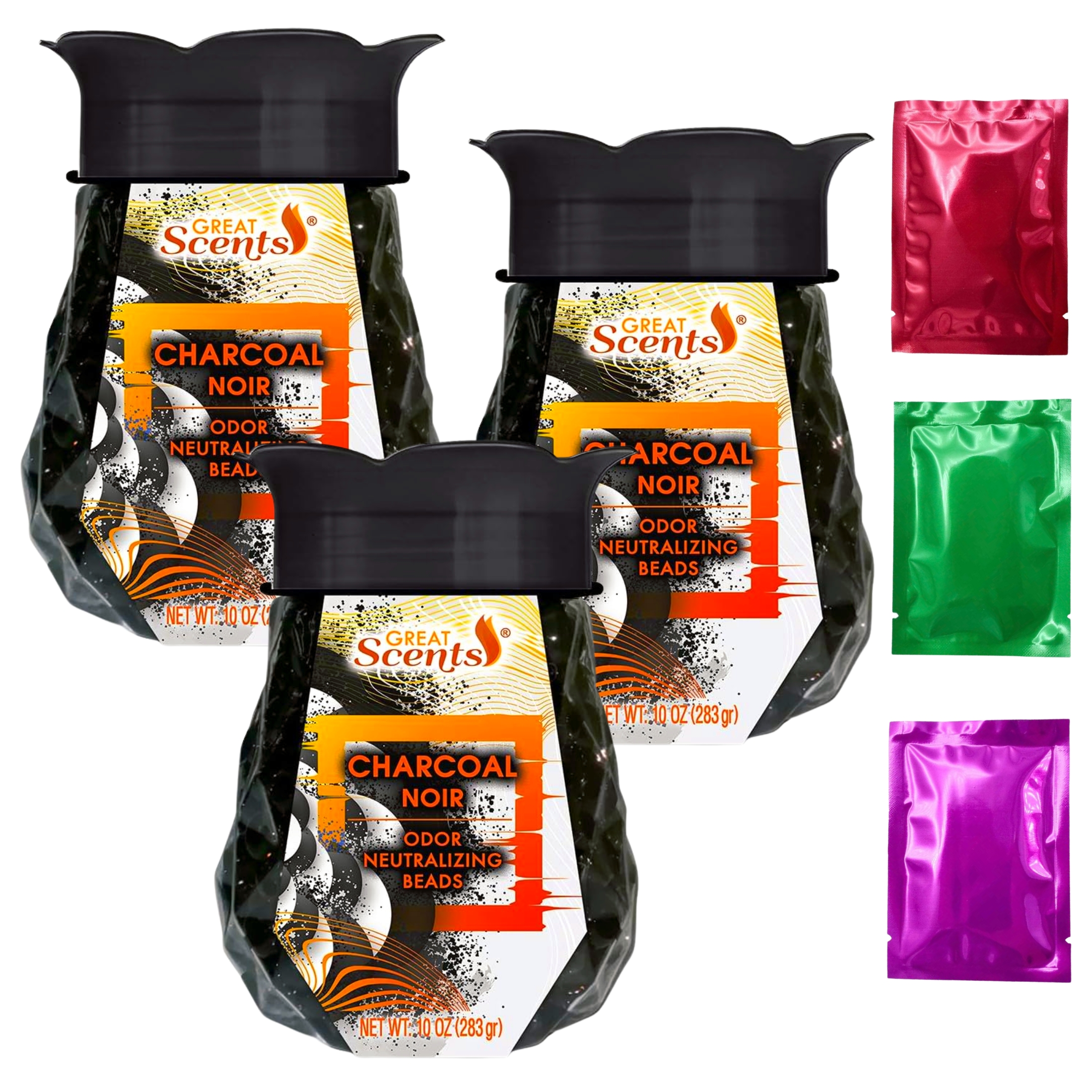 Great Scents Charcoal Noir Odor Neutralizing Beads, 10 oz Moisture