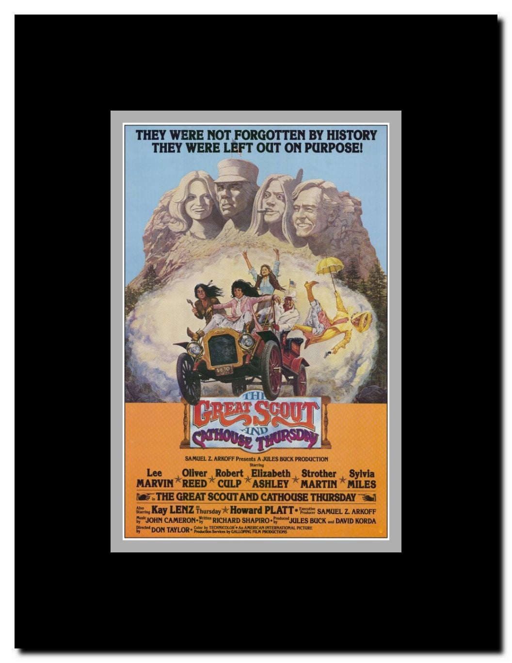 Great Scout & Cathouse Thursday Framed Movie Poster