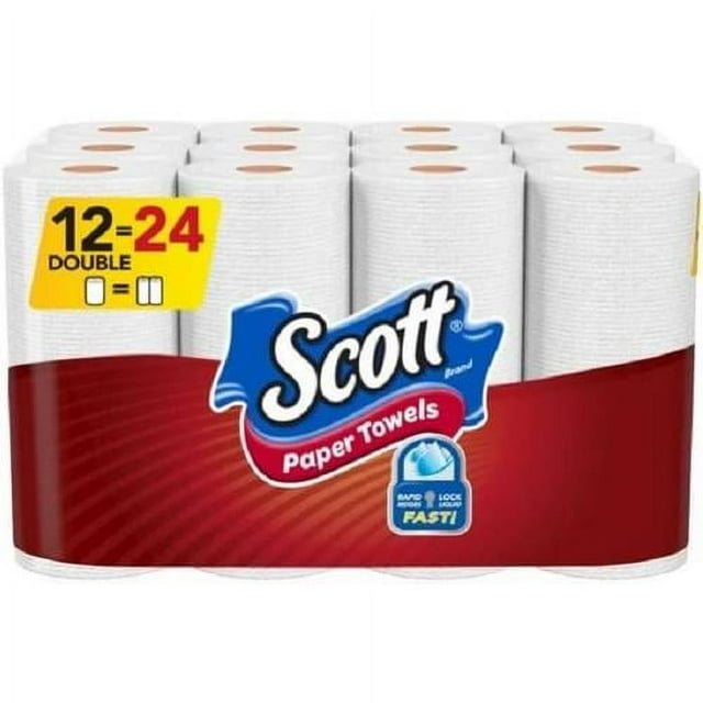 Great Selection Of Paper Towels (ChooseASheet Paper Towels,12 Double Rolls, 12Pack)