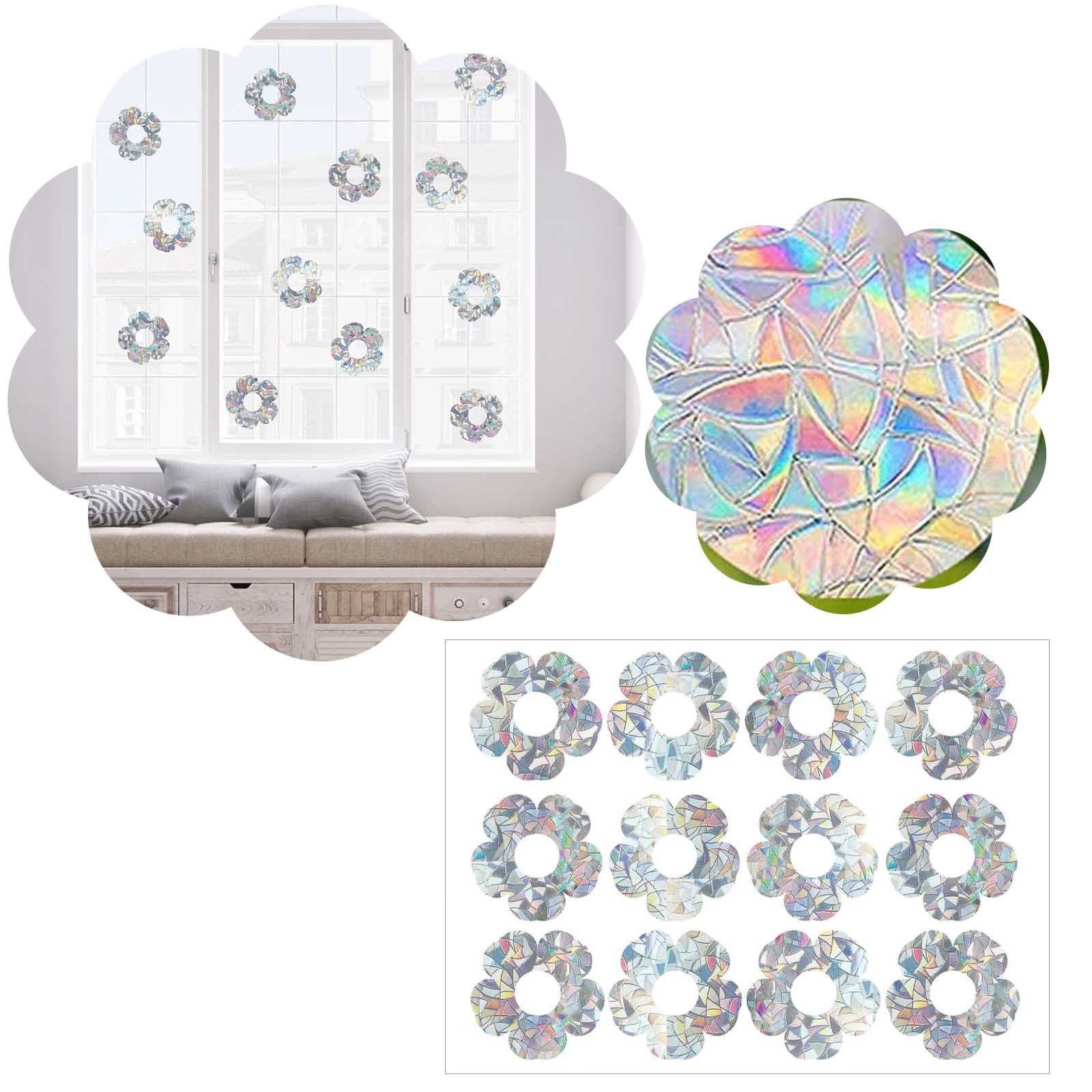 Great Smart Widgets Wall Stickers Colorful Rainbow Electrostatic Glass