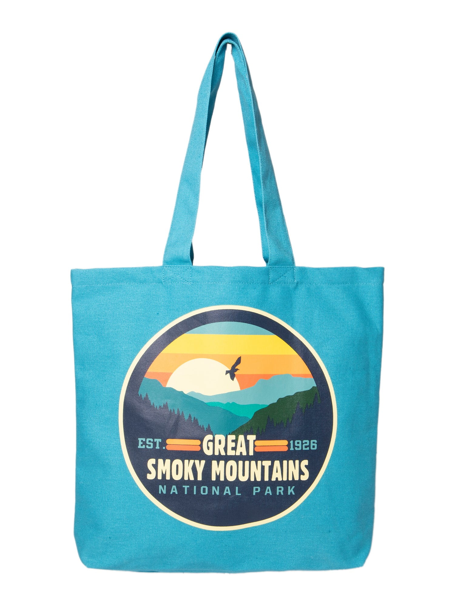 Great Smokey Mountains Aqua Tote