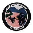 thumbnail image 1 of Great Smoky Mountains Bear Embroidered Patch Iron/SewOn Applique Travel Souvenir, 1 of 2