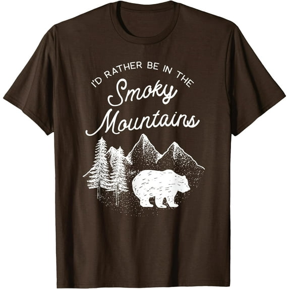 Great Smoky Mountains Gift National Park Unisex T-Shirt for Men Women Kids Toddler,Dark Chocolate Color,Size YXL