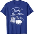 thumbnail image 1 of Great Smoky Mountains Gift National Park Unisex T-Shirt for Men Women Kids Toddler,Royal Blue Color,Size YM, 1 of 5