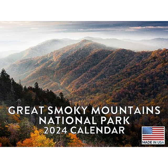 Great Smoky Mountains National Park Calendar 2024 Wall Calander Monthly