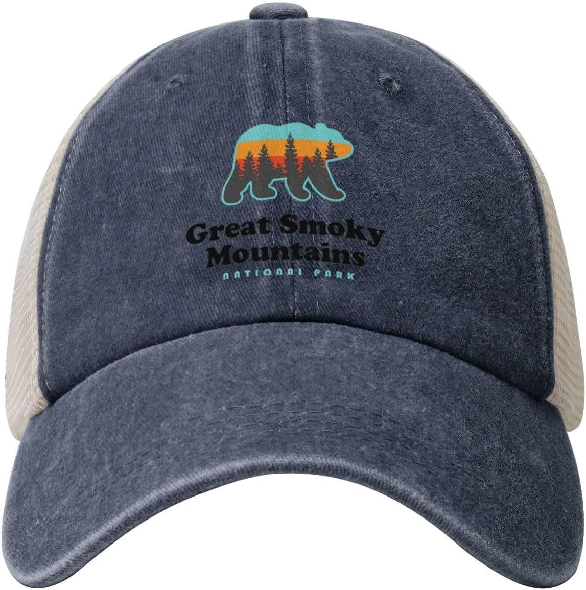NAFSKL Anti Carney Cowboy Hat - Vintage Mesh Baseball Cap, Adjustable Trucker Hat For Men & Women, Black