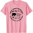 thumbnail image 1 of Great Smoky Mountains National Park USA Black Bears Hiking Unisex T-Shirt for Men Women Kids Toddler,Light Pink Color,Size 3XL, 1 of 5