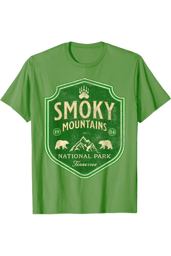 Great Smoky Mountains Nature Hiking Bear Outdoors Mountain T-Shirt