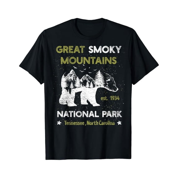 Great Smoky Mountains Us National Park Camping Hiking Tee Men Shirt Unisex S-5XL Hot Trending Shirt, Vintage Birthday Gift