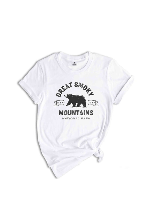 Great Smoky National Park Shirt, Smoky Mountains Hiking Tee, Smoky Mountain Trip T-Shirt, Smoky Mountain Camping Shirt