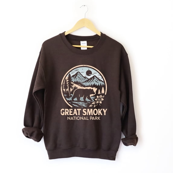 Great Smoky National Park Two-Toned Circle - Women's Graphic Sweatshirt