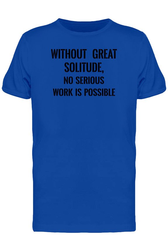 Great Solitude, Work Inspiration Tee Men's -Image by Shutterstock