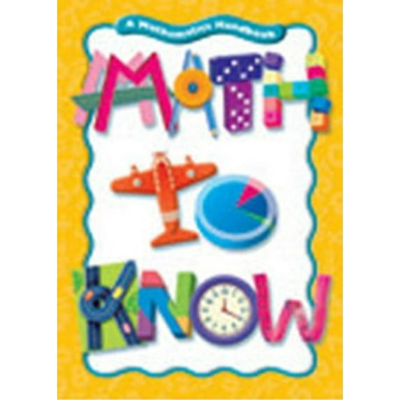 Pre-Owned Math to Know: Student Handbook 2006 (Paperback) 0669535966 9780669535969