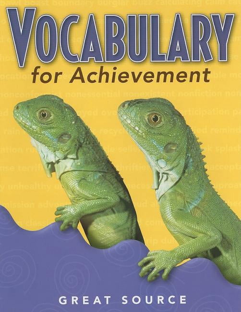 Great Source Vocabulary for Achievement Student Edition Grade 3 2000 (Paperback)