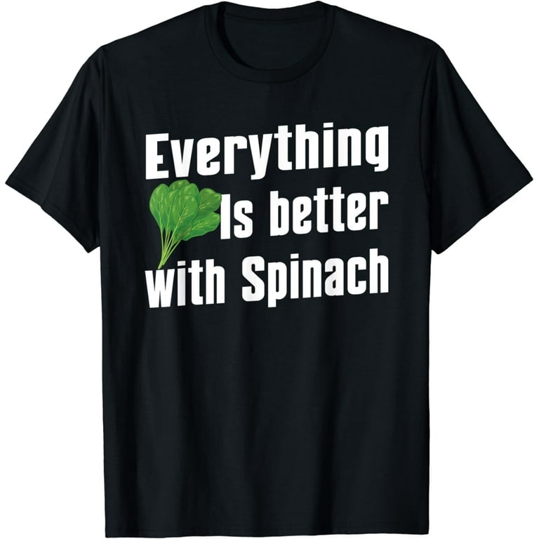 I Love Spinach Vegetable Lovers T-Shirt I Love Spinach Vegetable Lovers T-Shirt