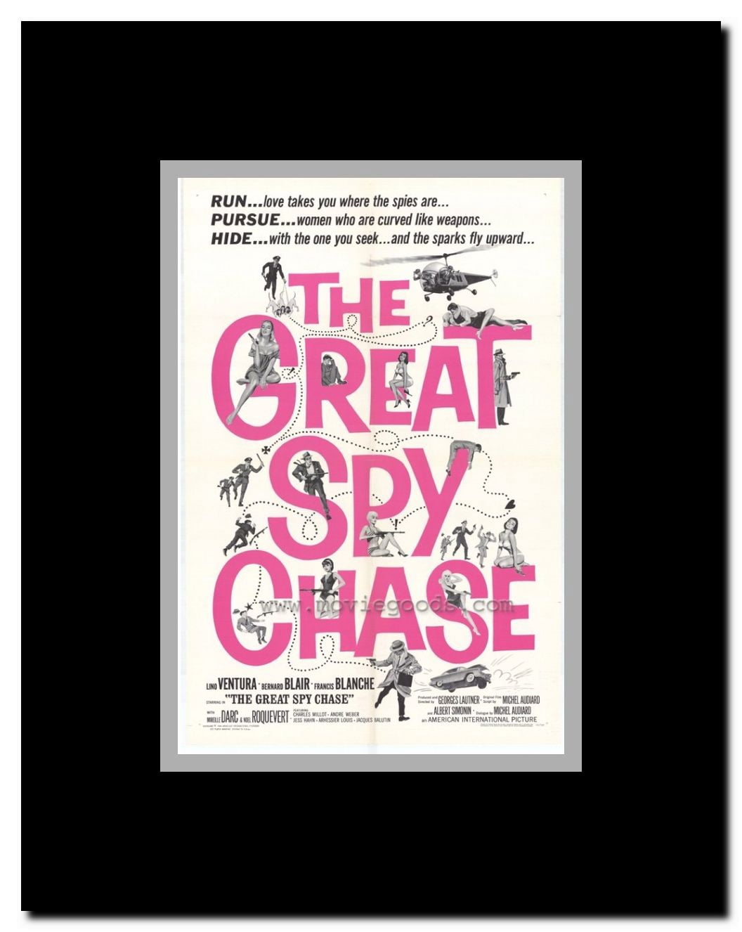 Great Spy Chase Framed Movie Poster