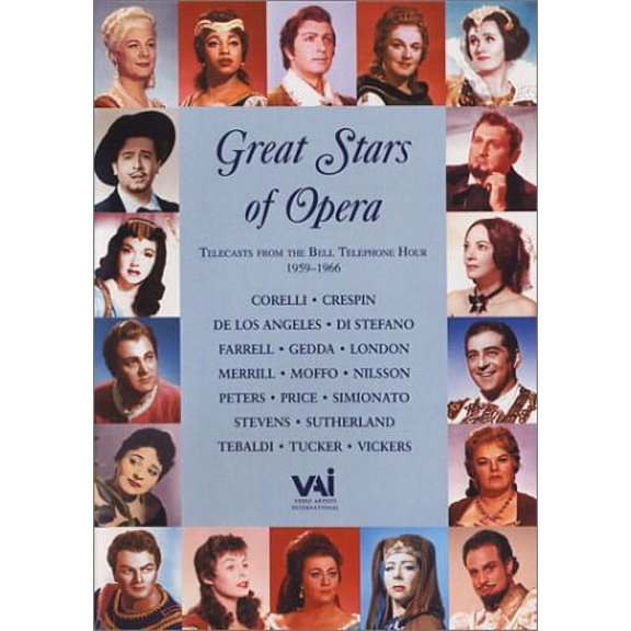 Great Stars of Opera: From Bell Telephone Hour (DVD), Video Artists Int'l, Music & Performance