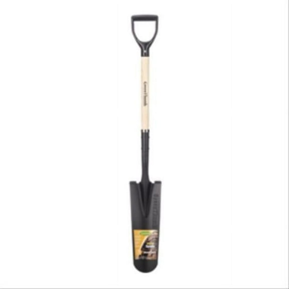 Great States 109594 Green Thumb Dig Drain Spade with Wood D-Handle