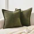 thumbnail image 1 of Great Striped Square Throw Pillow Cover, 1 of 9