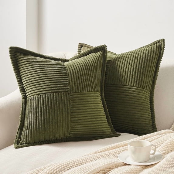 Great Striped Square Throw Pillow Cover