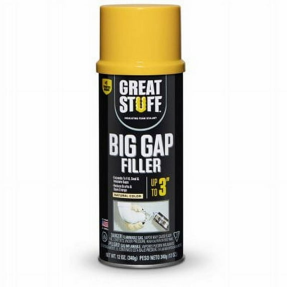 Great Stuff 12 OZ Big Gap Triple Expanding Foam Sealant Fills Only One