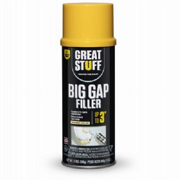 Great Stuff 157906 12 oz Big Gap Triple Expanding Foam Sealant - Quantity of 8 cans