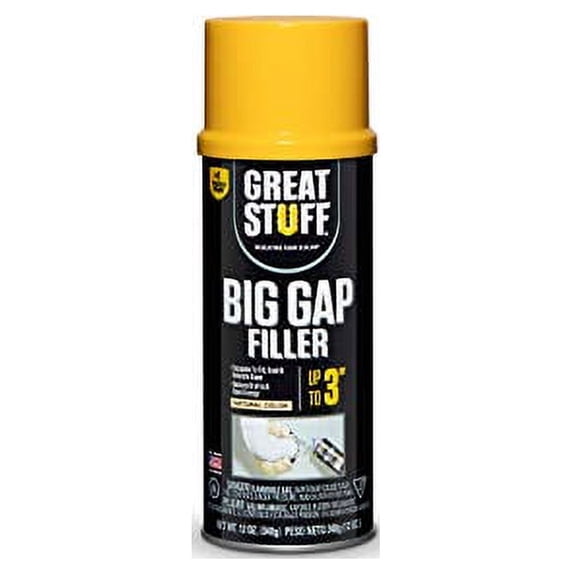 Great Stuff 157906 Insulating Foam Sealant, 12 oz, Cream