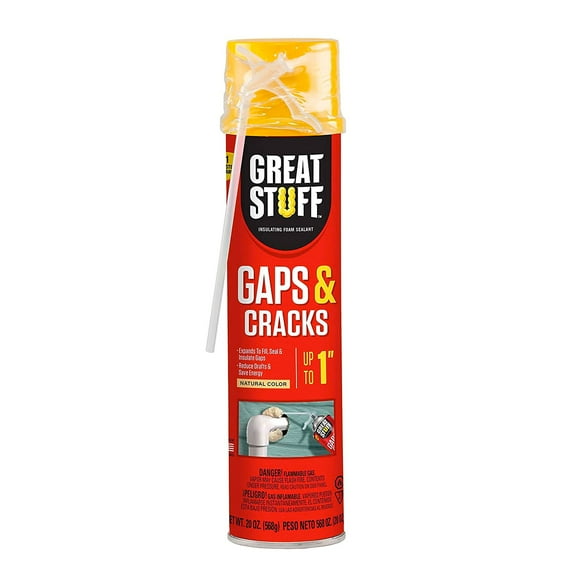 Great Stuff 157911 Insulating Foam Sealant, 20 Ounce, Ivory CA1