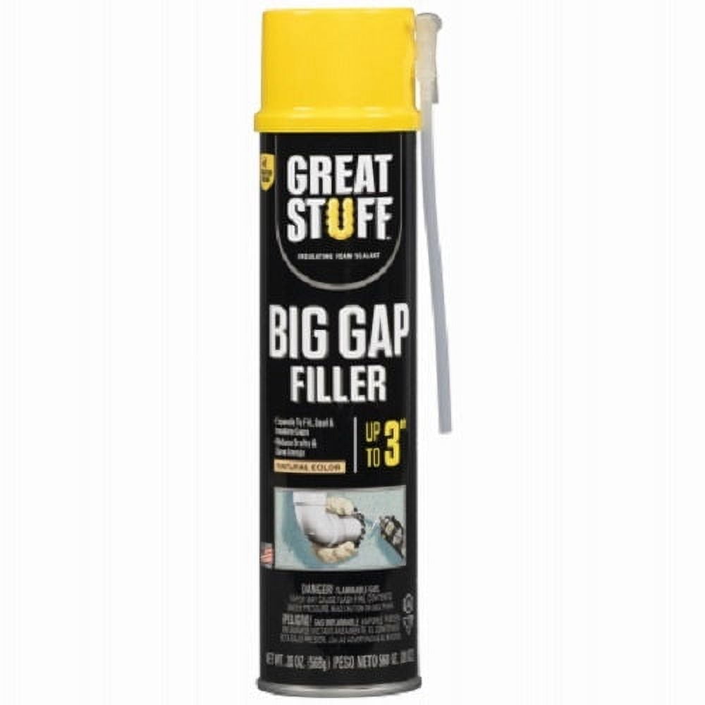 Great Stuff 157913 20 oz Can Of Big Gap Triple Expanding Foam Sealant ...