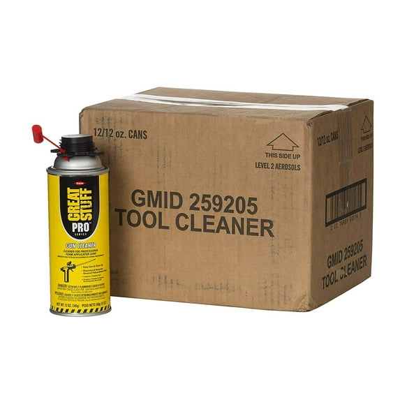 Great Stuff 259205 PRO Dispensing Gun Cleaner, 12 oz. Pack of 12
