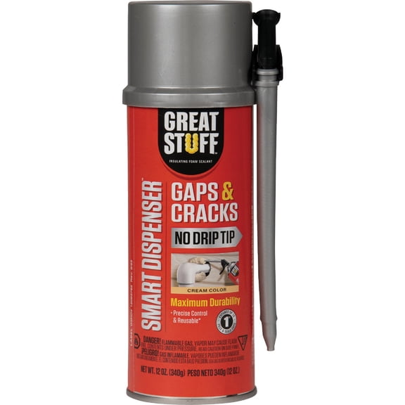 2-pack Great Stuff Gaps & Cracks Smart Dispenser - Fills Gaps - 2 Pack, 12 oz  Residential Use, Standard Application