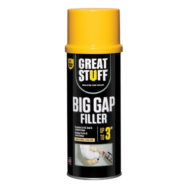 Great Stuff 99108860 Big Gap Filler Ivory Foam Insulating Sealant, 12
