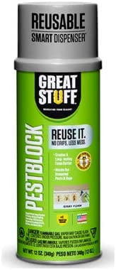 Great Stuff 99112809 Smart Dispenser Pestblock with 12 oz. Spray Foam Insulation