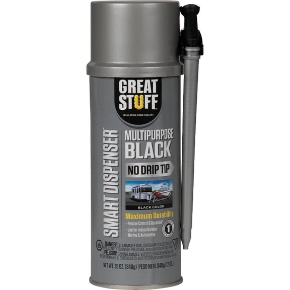 6-pack Great Stuff Insulation/Expanding Foam Multipurpose Black Gap Filler - 6 Pack — Residential Use, Standard Application