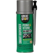 6-pack Great Stuff Pond & Stone Expanding Foam - Insulation Gap Filler, Black - 6 Pack   Residential Use, Standard Application