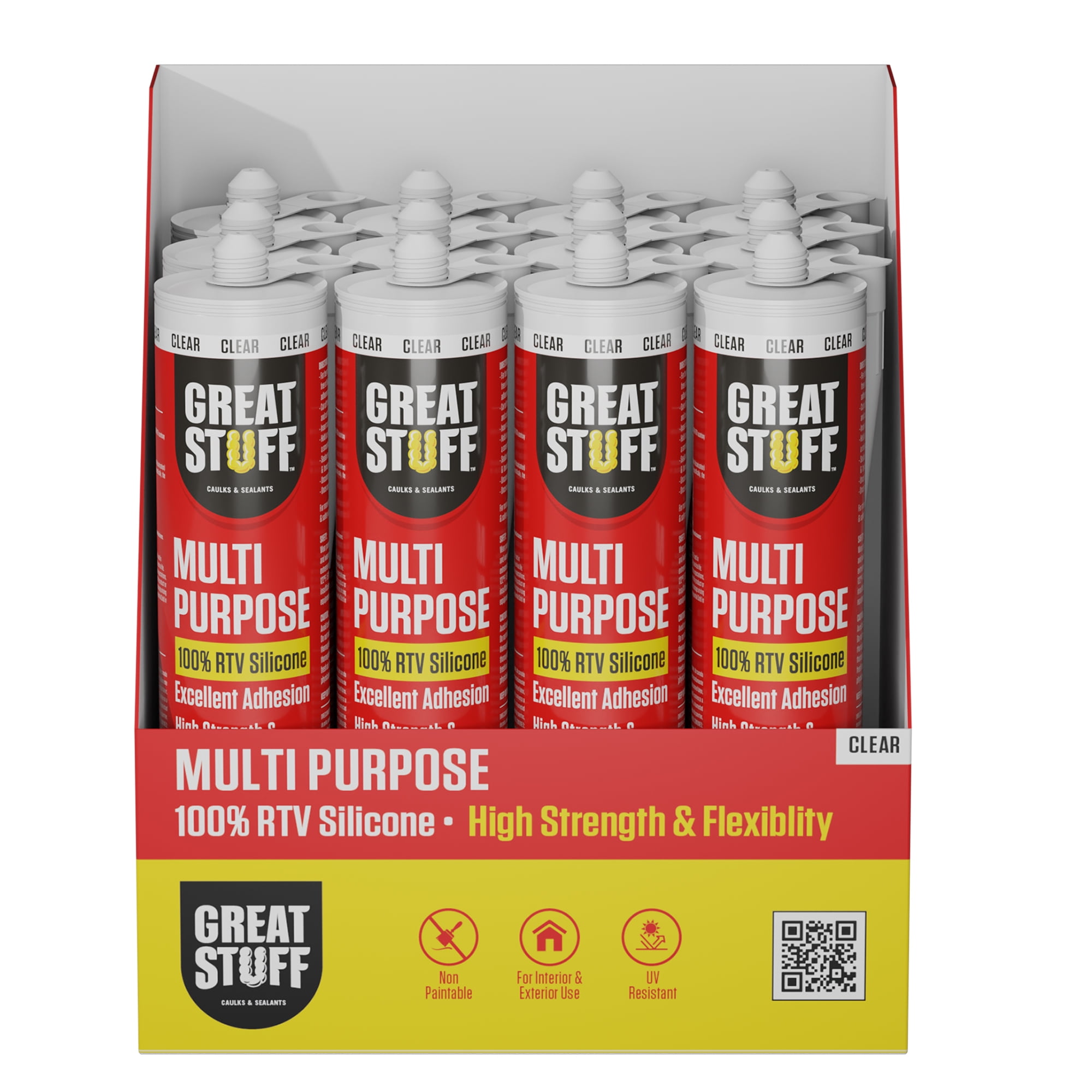 Great Stuff Multi Purpose 100 Silicone Caulking Sealant Waterproof