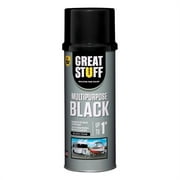 Great Stuff Multipurpose Black Polyurethane Foam Insulating Sealant, 12 oz