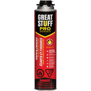 Great Stuff Pro Gaps & Cracks Insulating Foam Sealant - Pack of 2   Residential Use, Standard Application