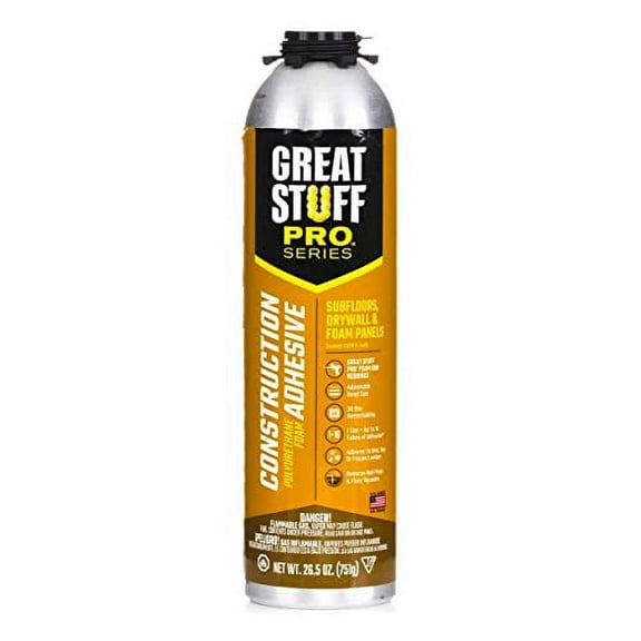 Great Stuff Pro Series High Strength Polyurethane Ivory Industrial Grade Adhesive 26.5 oz