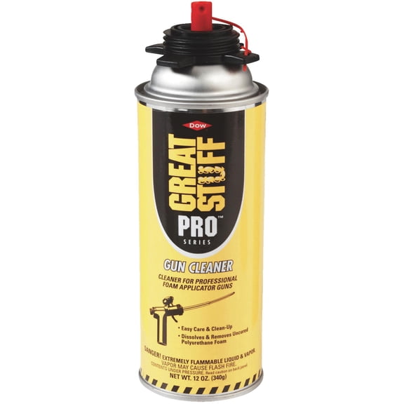 Great Stuff Pro 259205 Aerosol Can Spray Foam Dispensing Unit Cleaner, 12 oz.