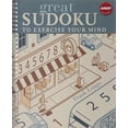 thumbnail image 1 of Pre-Owned Great Sudoku to Exercise Your Mind (AARP), 9781402749469, 1402749465, Paperback,, 1 of 1