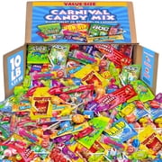 A Great Surprise Bulk Candy Individually Wrapped, 10 lb, Halloween Assorted Candy Mix, Approx. 600 Pieces, Party Candy for Birthdays, Parades, Pinatas, Office T